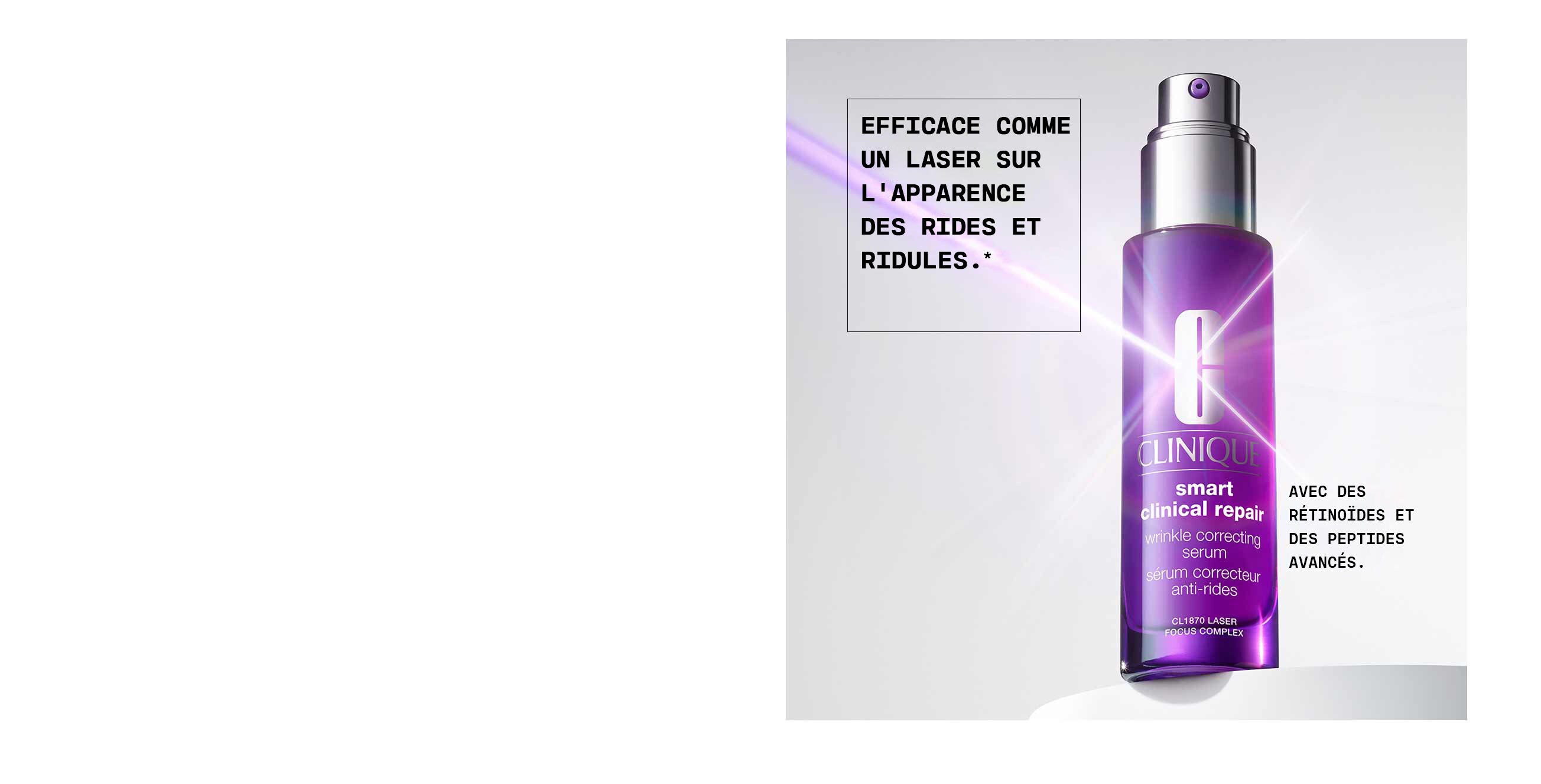 Résultats professionnels dans un flacon.