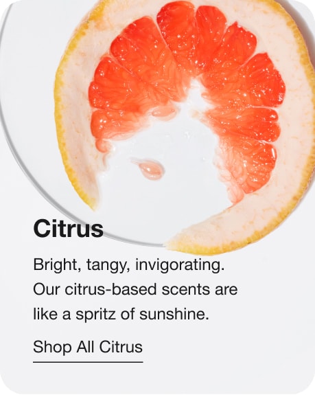 Agrumes. Éclatant, acidulé, vivifiant.  Nos parfums à base d’agrumes sont comme un éclat de soleil. Magasinez Agrumes
