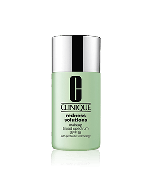 Fond de teint anti-rougeurs FPS 15 avec technologie probiotique Redness Solutions