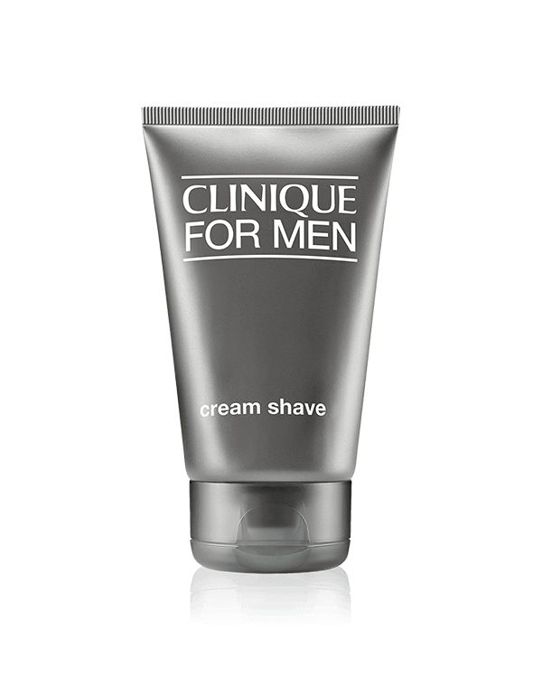 Clinique for Men™ Crème à raser, La crème de rasage riche et moussante laisse la peau lisse et soyeuse, et donne une sensation de confort.