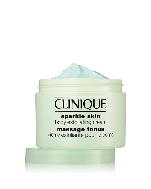 Massage Tonus crème exfoliante pour le corps Sparkle Skin™, Exfoliant onctueux qui élimine le manque d’éclat et l’écaillement. Laisse une sensation de pureté sur la peau.