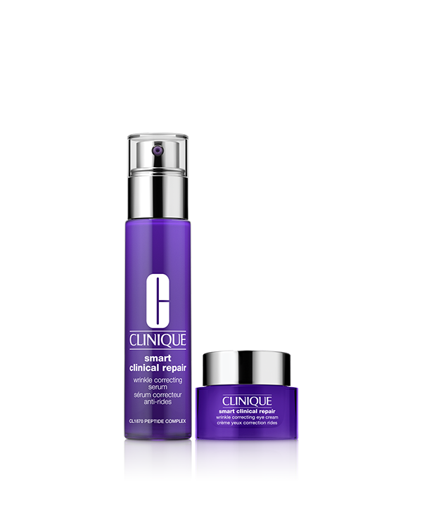 Duo anti-âge en exclusivité : Sérum et crème pour les yeux Smart +, OFFRE SMART. Économisez 50 % sur notre duo anti-rides aux peptides.