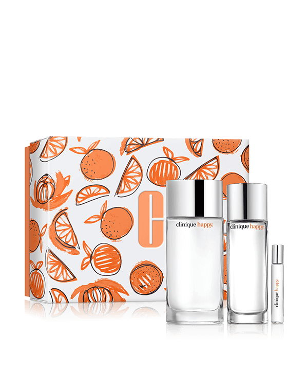 Perfectly Happy, Un délicieux duo de parfums avec notre parfum Clinique Happy™ le plus vendu, plus un pour votre sac à main. Une valeur de 248,00 $.
