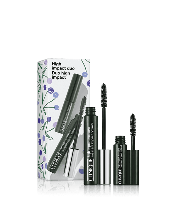 Duo à impact optimal Le mascara volumateur le plus populaire de Clinique, en deux tailles. Une valeur de 54,00 $.
