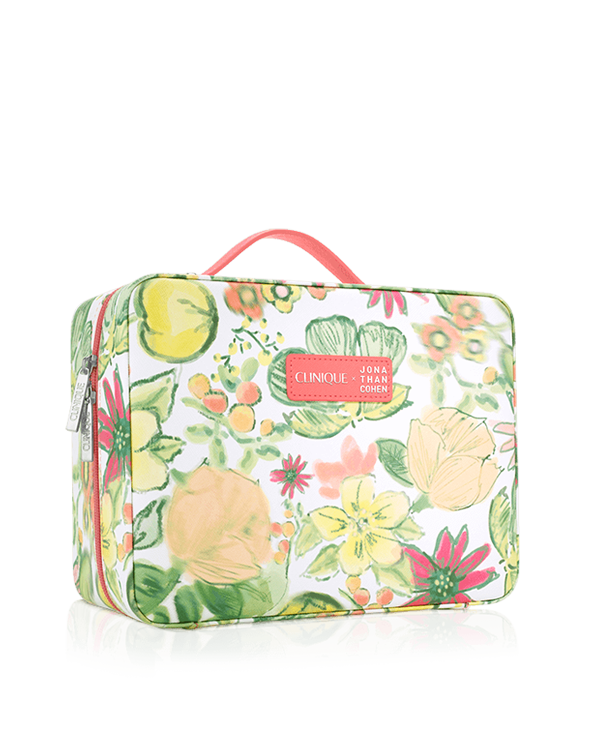 Clinique x Jonathan Cohen Train Case, Our exclusive new train case has room to spare for your full routine.